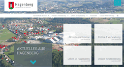 Desktop Screenshot of hagenberg.at